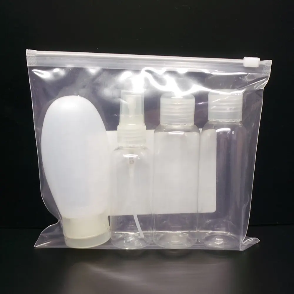 travel kit hot selling in USA,travel packaging bottle set for personal care,OEM travel kit