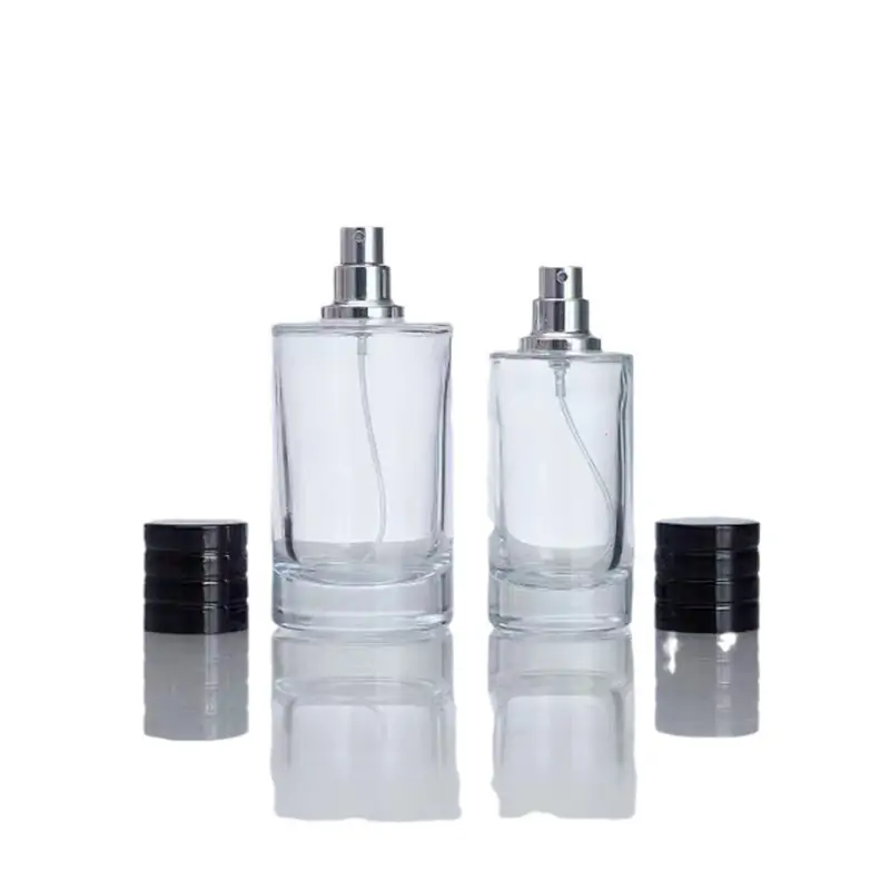 Cylindrical Perfume Dispensing Glass Bottle